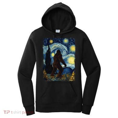 Bigfoot For  Bigfoot Starry Night Van Gogh Women's Hoodie