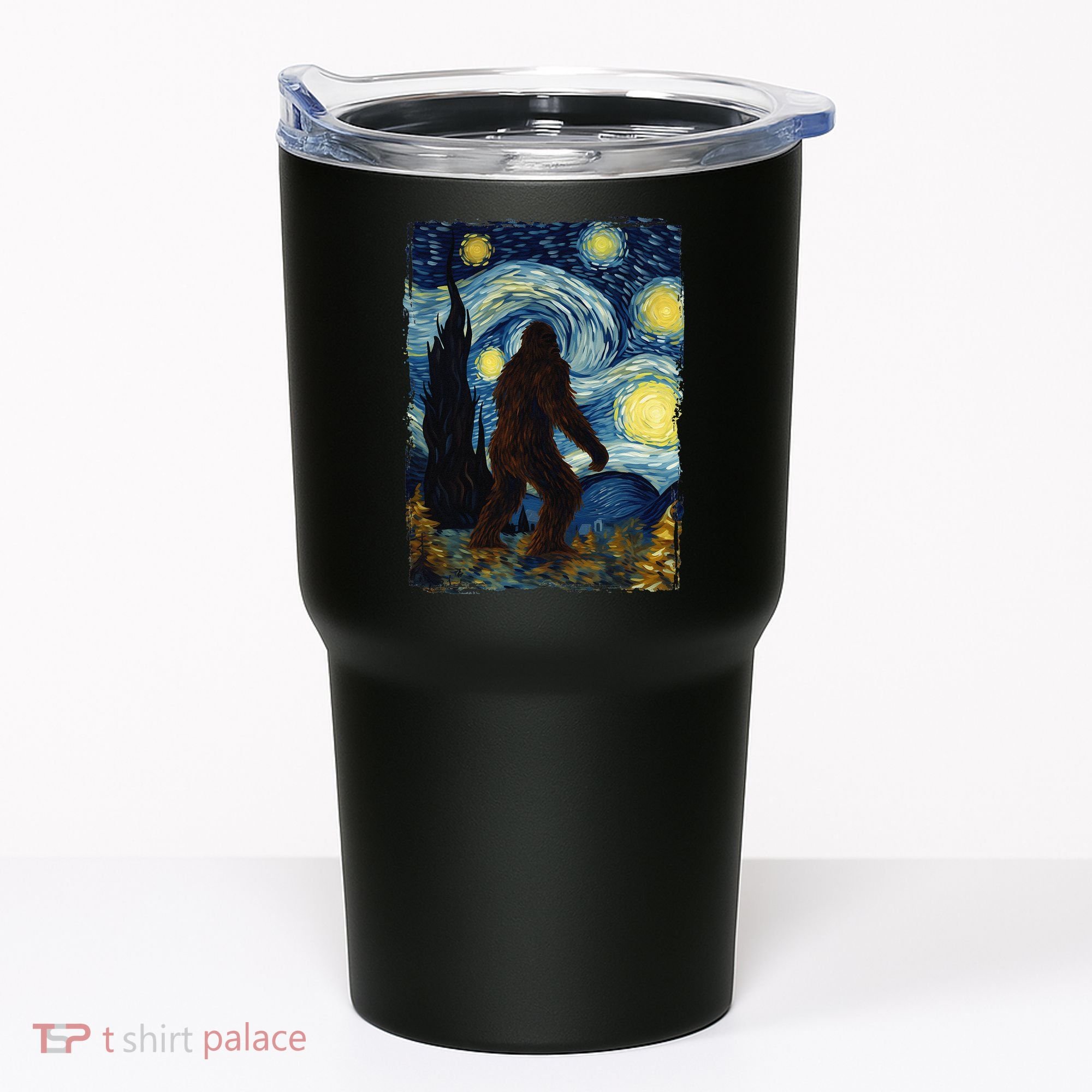 Bigfoot For  Bigfoot Starry Night Van Gogh Tumbler