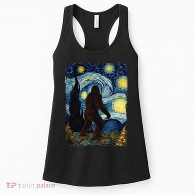Bigfoot For  Bigfoot Starry Night Van Gogh Women's Tank Top