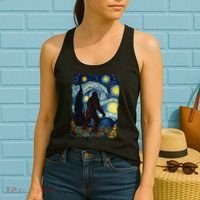 Bigfoot For  Bigfoot Starry Night Van Gogh Women's Tank Top thumb 2