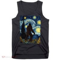 Bigfoot For  Bigfoot Starry Night Van Gogh Tank Top thumb 0