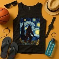 Bigfoot For  Bigfoot Starry Night Van Gogh Tank Top thumb 4