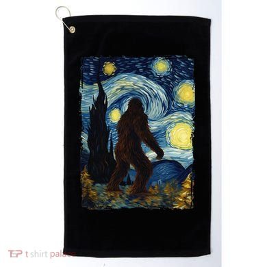 Bigfoot For  Bigfoot Starry Night Van Gogh Golf Towel