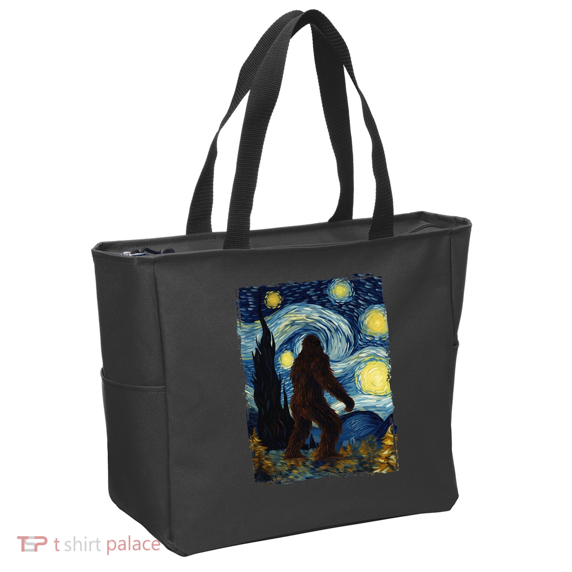 Bigfoot For  Bigfoot Starry Night Van Gogh Tote Bag