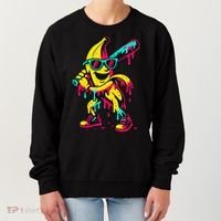 Banana Funny Baseball Drip Bananas Women's Sweatshirt thumb 0