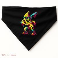 Banana Funny Baseball Drip Bananas USA-Made Doggie Bandana thumb 0