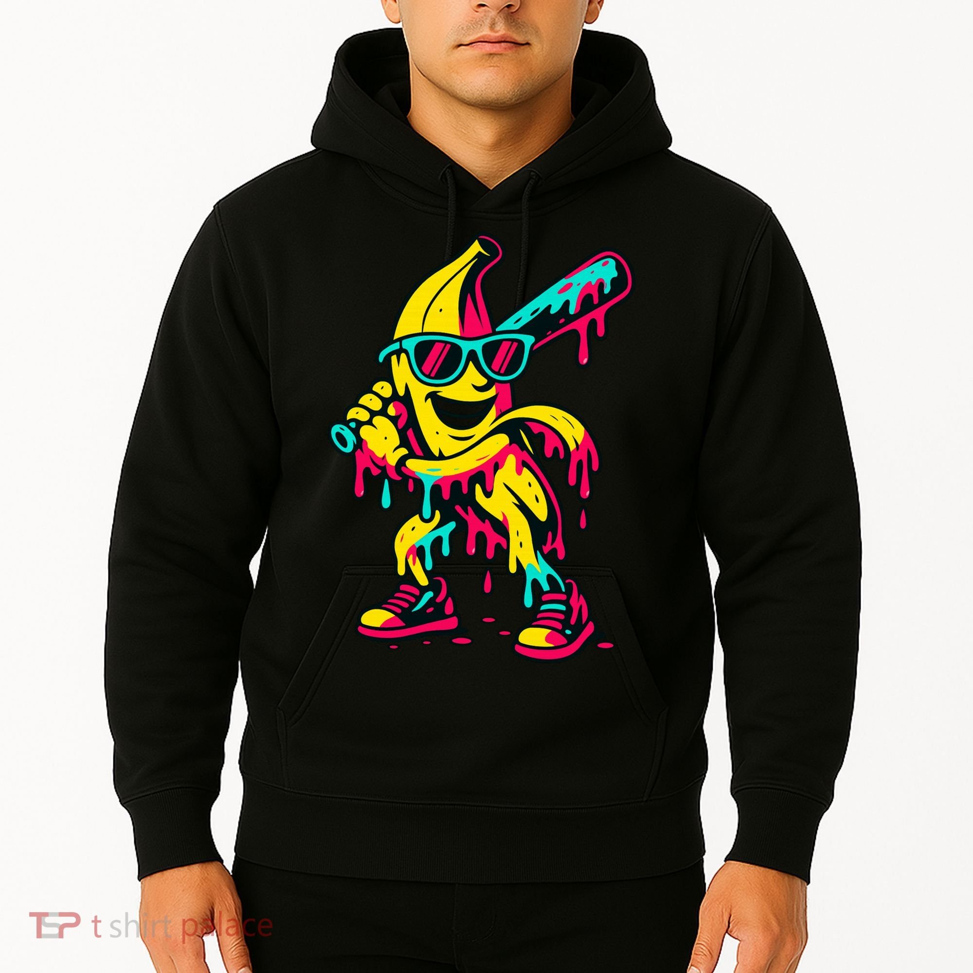 Banana Funny Baseball Drip Bananas Hoodie