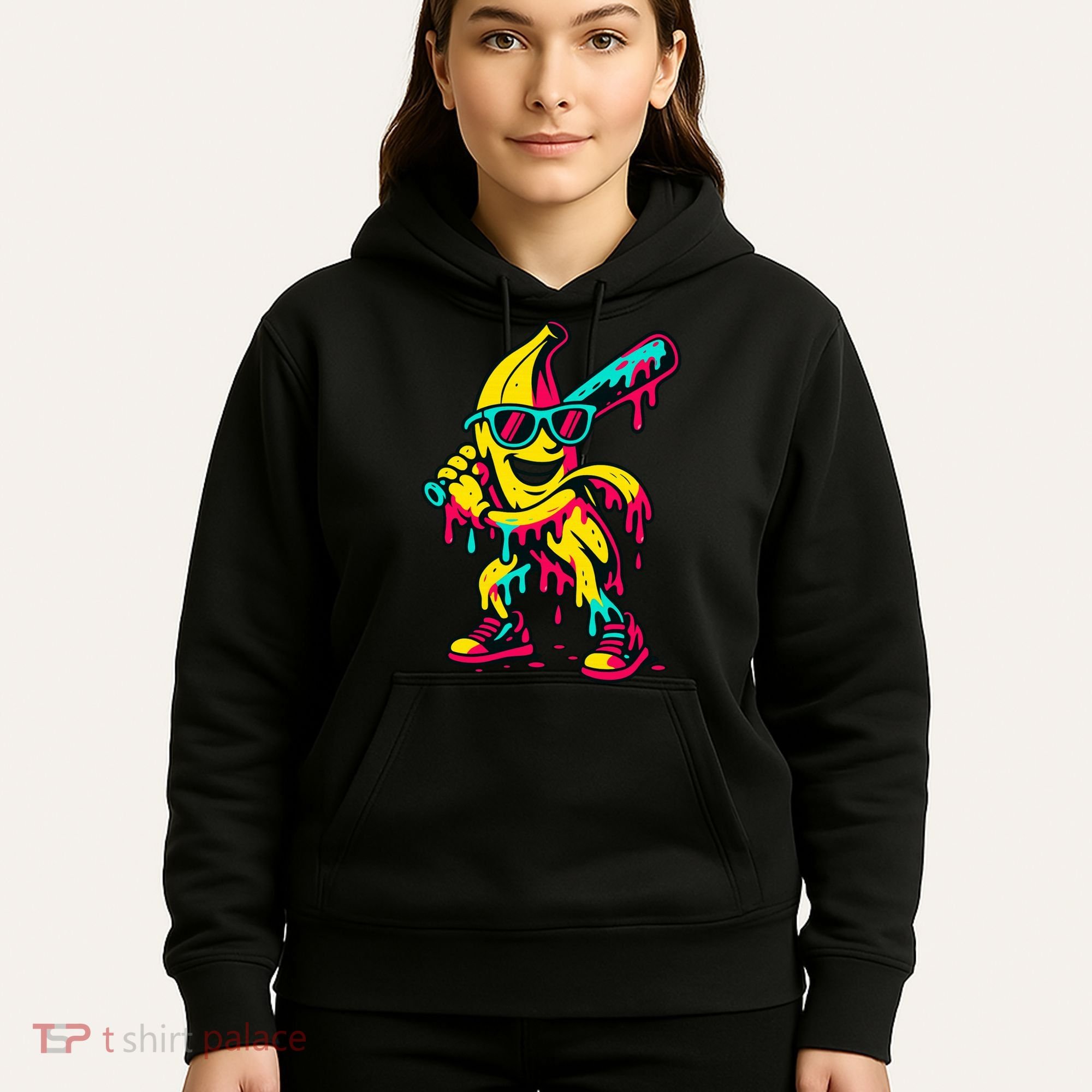 Banana Funny Baseball Drip Bananas Hoodie
