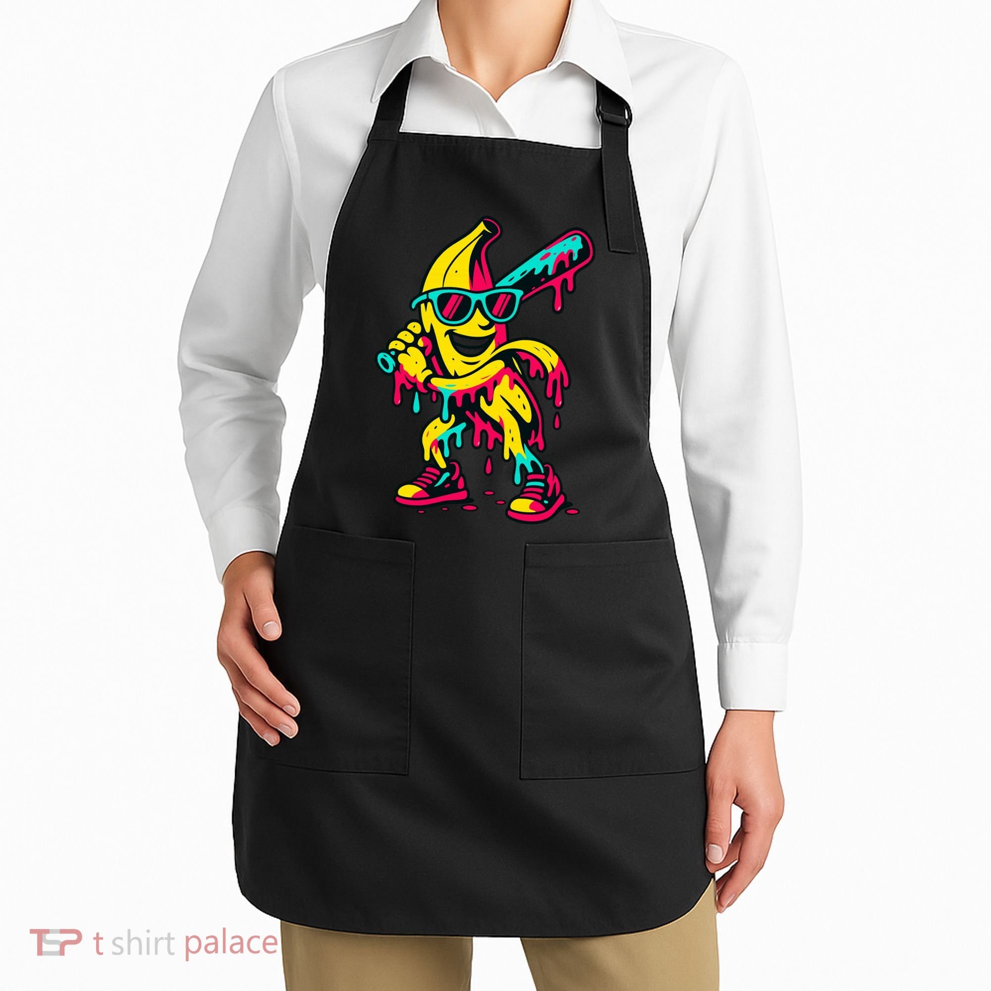 Banana Funny Baseball Drip Bananas Apron