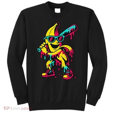 Banana Funny Baseball Drip Bananas Sweatshirt