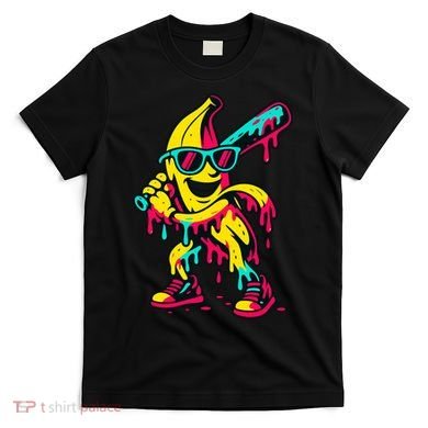 Banana Funny Baseball Drip Bananas T-Shirt