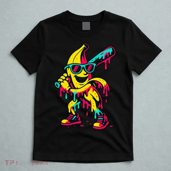 Banana Funny Baseball Drip Bananas T-Shirt