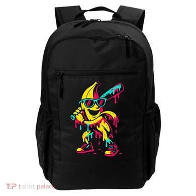 Banana Funny Baseball Drip Bananas Backpack