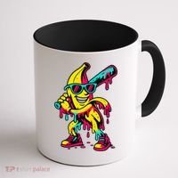 Banana Funny Baseball Drip Bananas Coffee Mug thumb 1