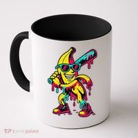 Banana Funny Baseball Drip Bananas Coffee Mug thumb 0