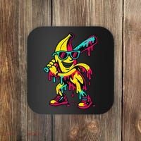 Banana Funny Baseball Drip Bananas Coaster thumb 0