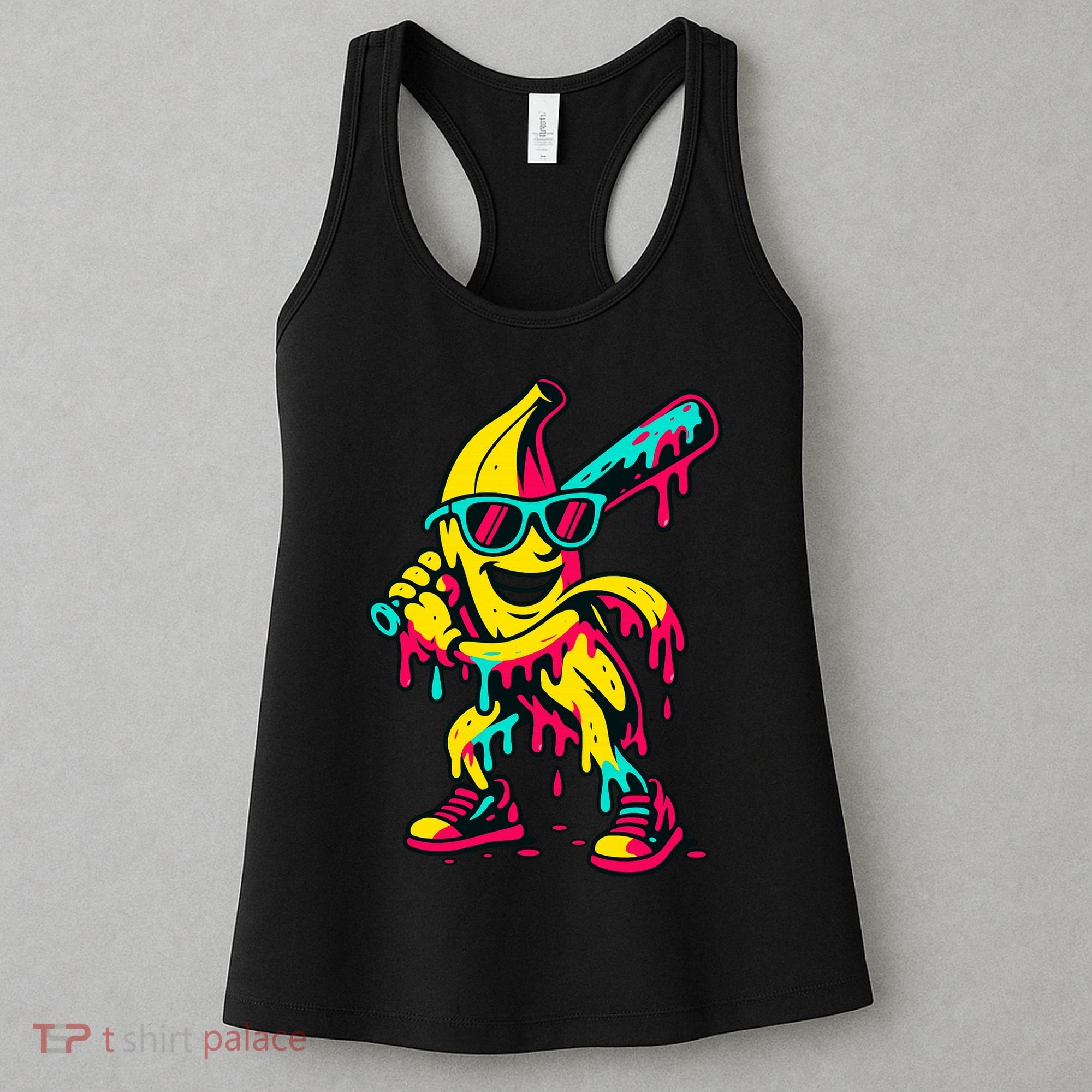 Banana Funny Baseball Drip Bananas Women's Tank Top