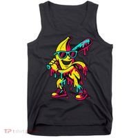 Banana Funny Baseball Drip Bananas Tank Top thumb 0