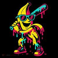 Banana Funny Baseball Drip Bananas Women's T-Shirt thumb 6