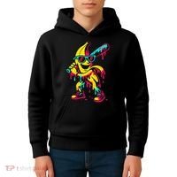 Banana Funny Baseball Drip Bananas Kids Hoodie thumb 4