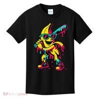 Banana Funny Baseball Drip Bananas Kids T-Shirt thumb 0