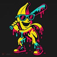 Banana Funny Baseball Drip Bananas Tote Bag thumb 4