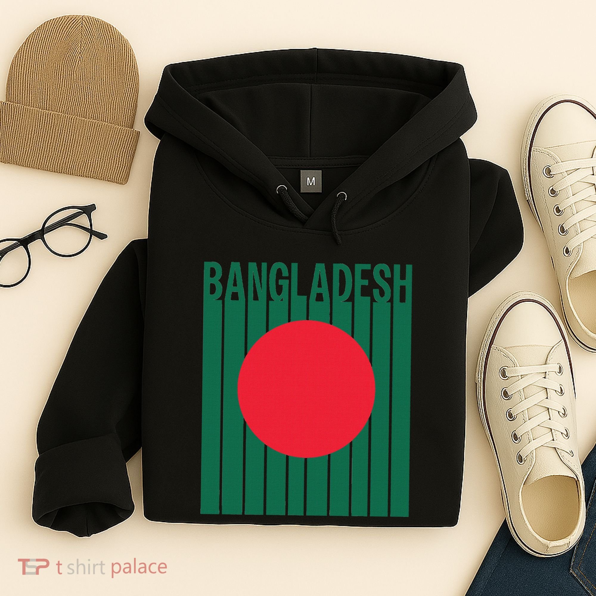 Bangladesh Flag Hoodie