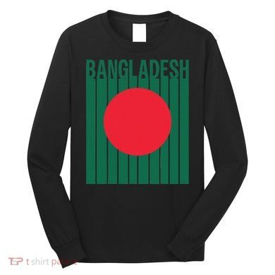 Bangladesh Flag Long Sleeve Shirt
