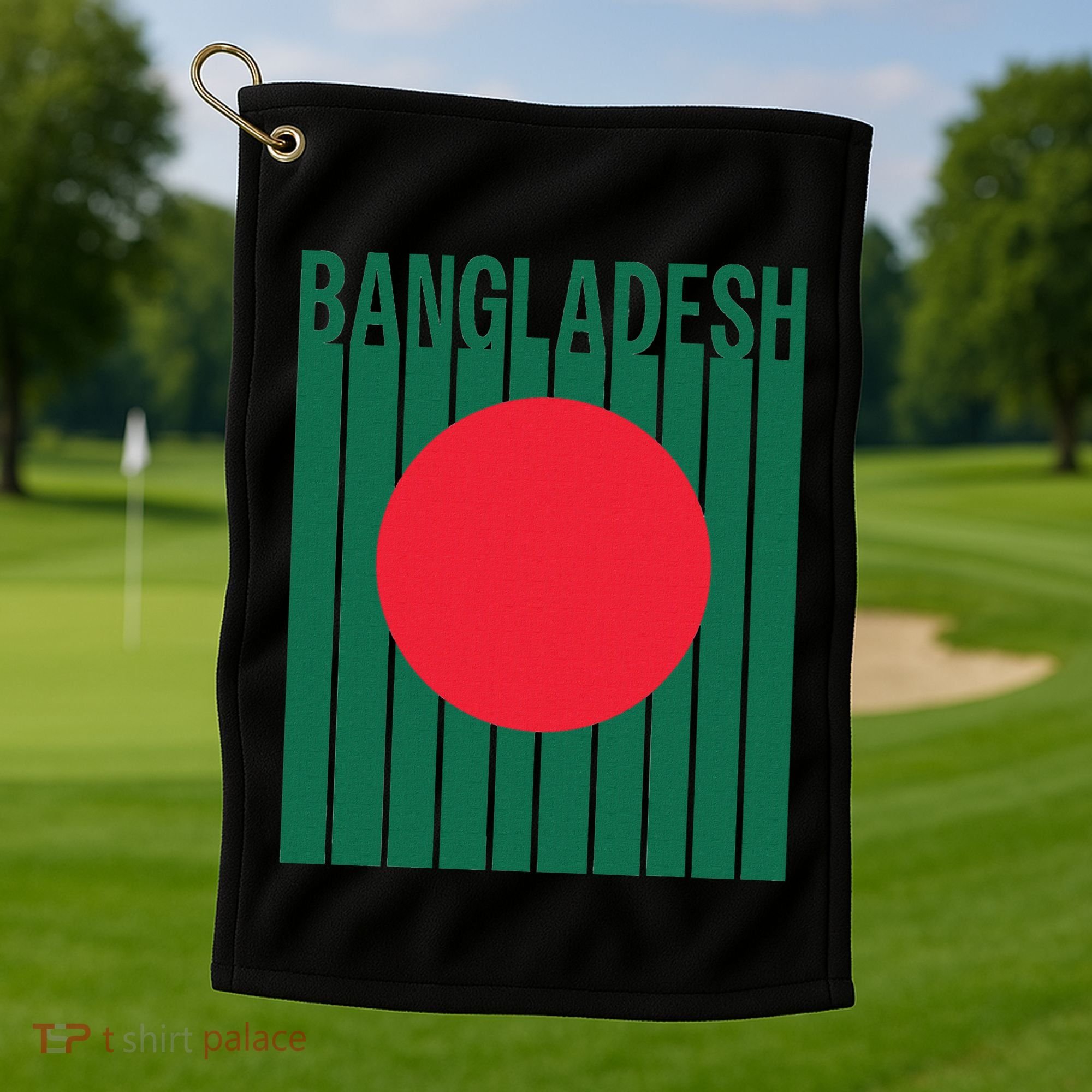 Bangladesh Flag Golf Towel