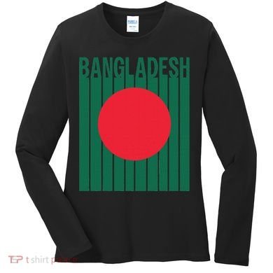 Bangladesh Flag Women's Long Sleeve Shirt