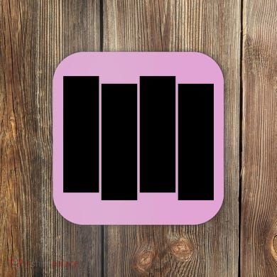 Black Flag Coaster