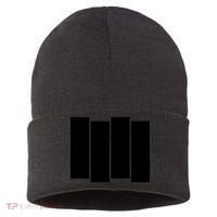Black Flag Best Gift Sustainable Knit Beanie thumb 0
