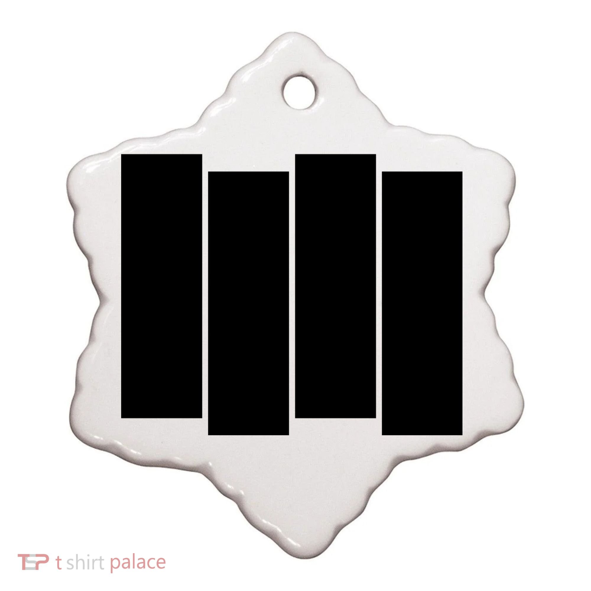 Black Flag Best Gift Ceramic Ornament