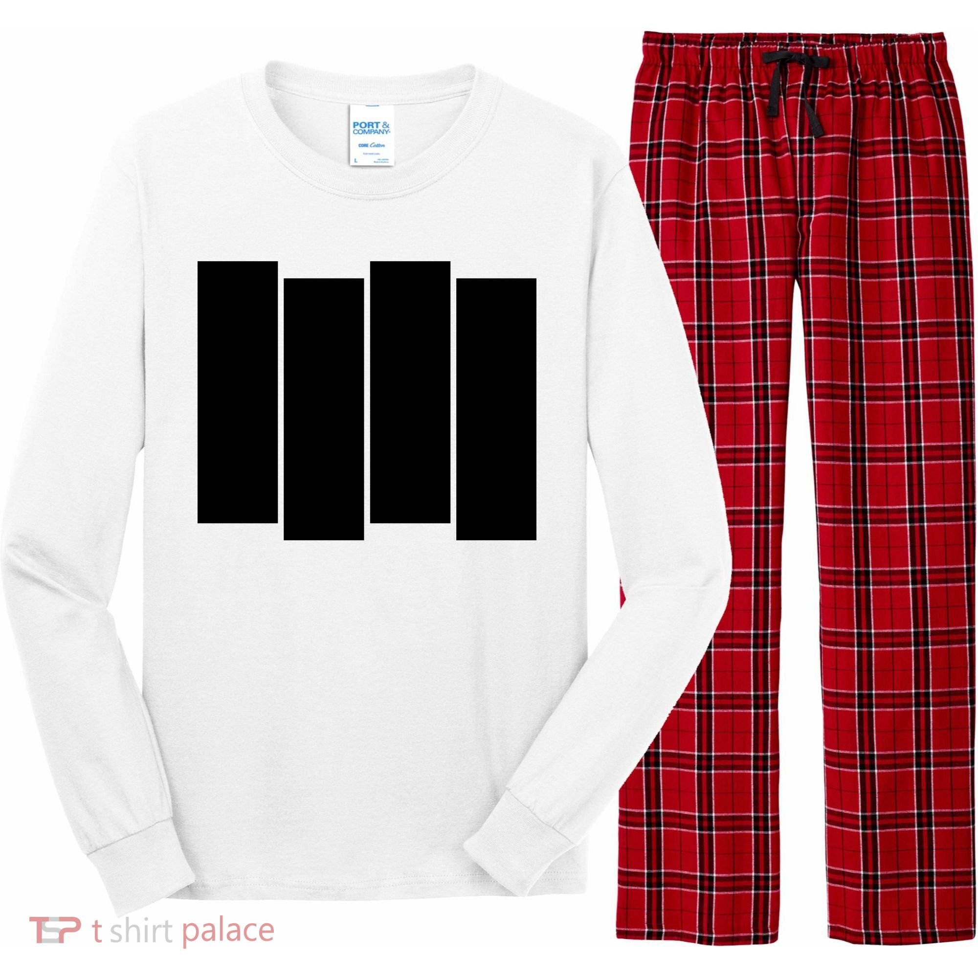 Black Flag Best Gift Long Sleeve Pajama Set