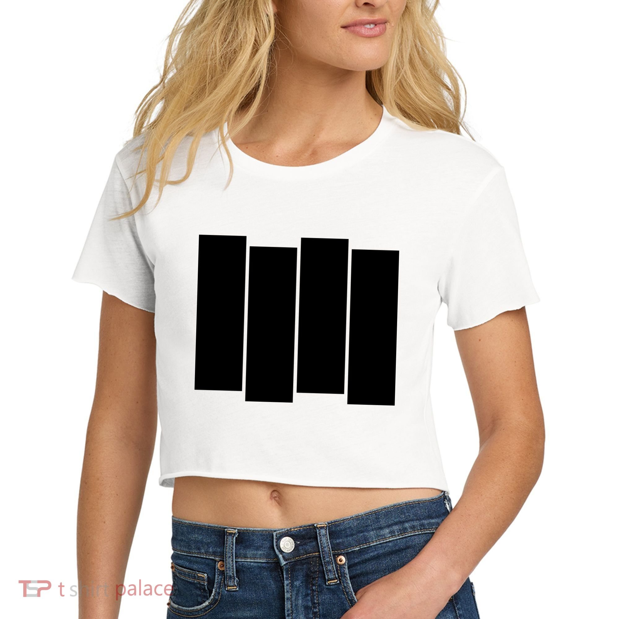 Black Flag Best Gift Women's Crop Top Tee