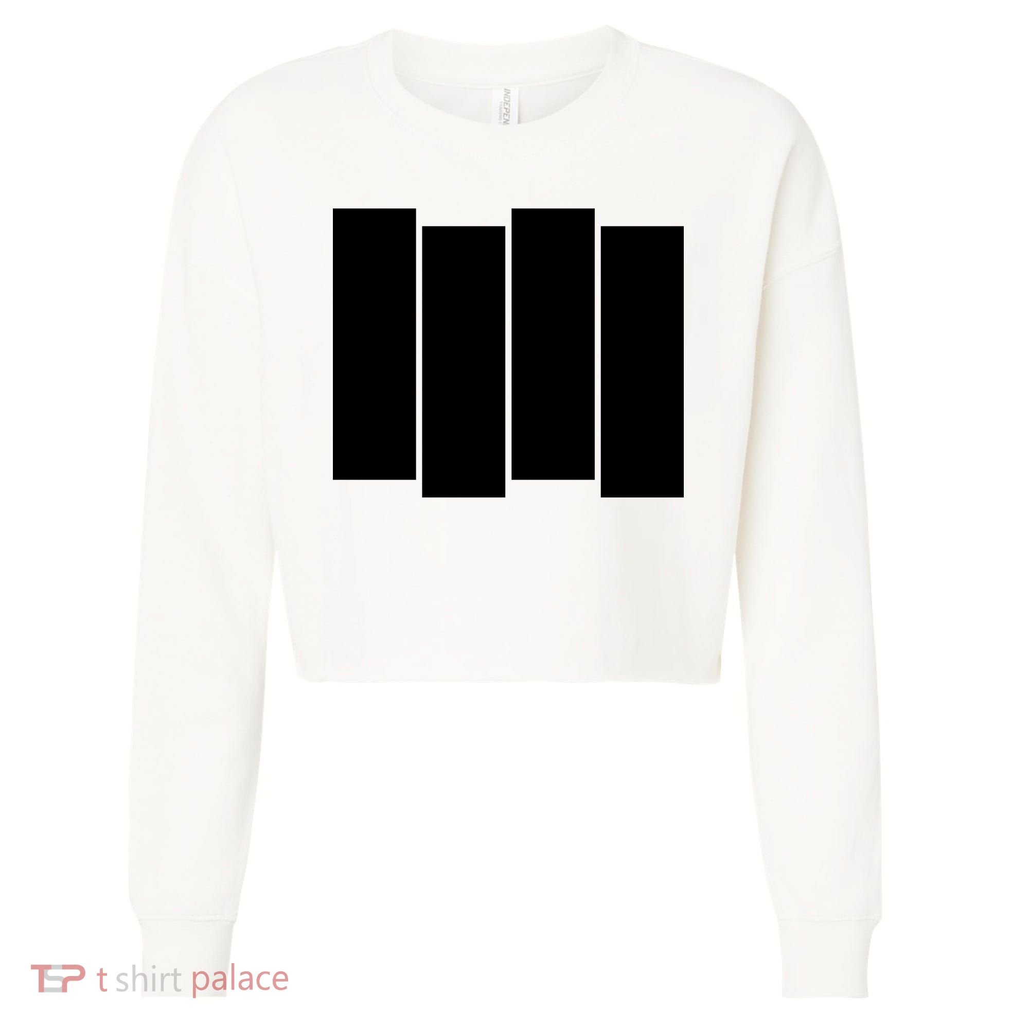 Black Flag Best Gift Cropped Pullover Crew