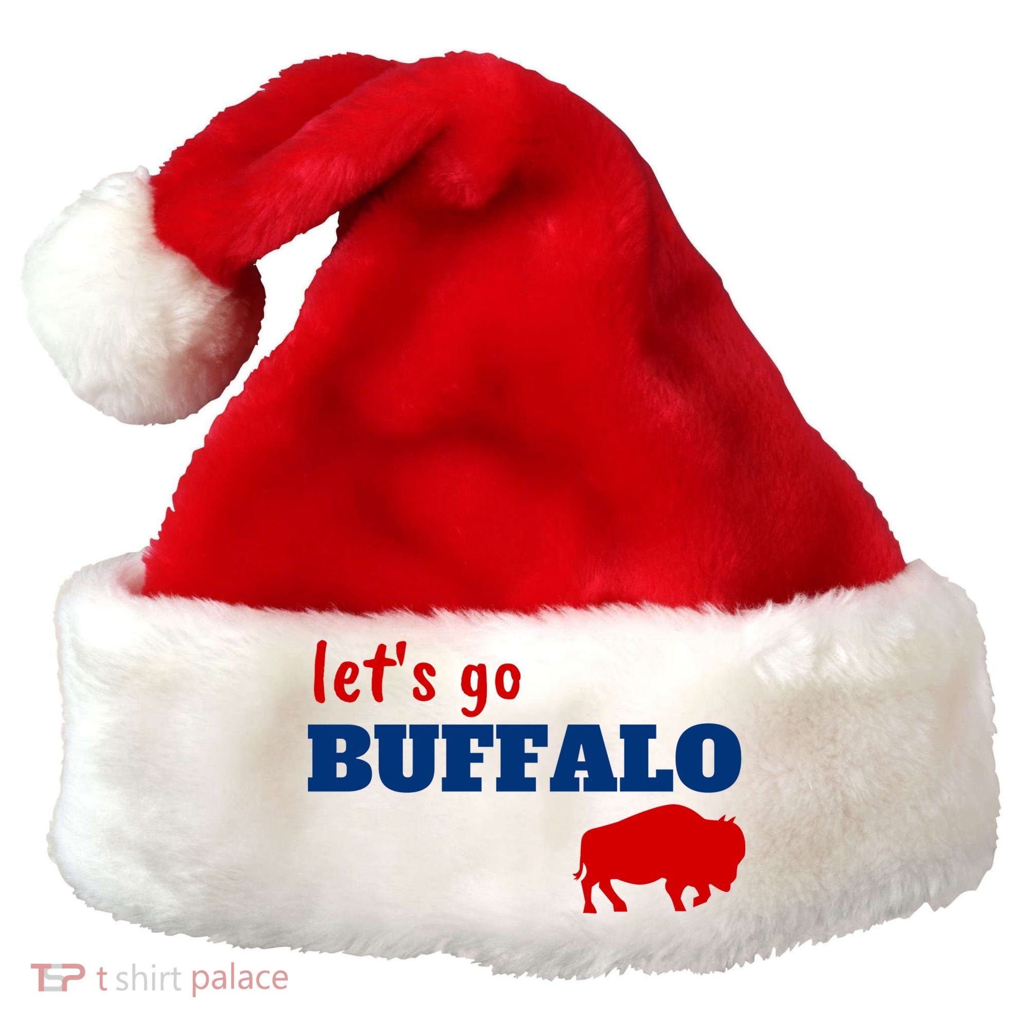 Buffalo Football Santa Hat