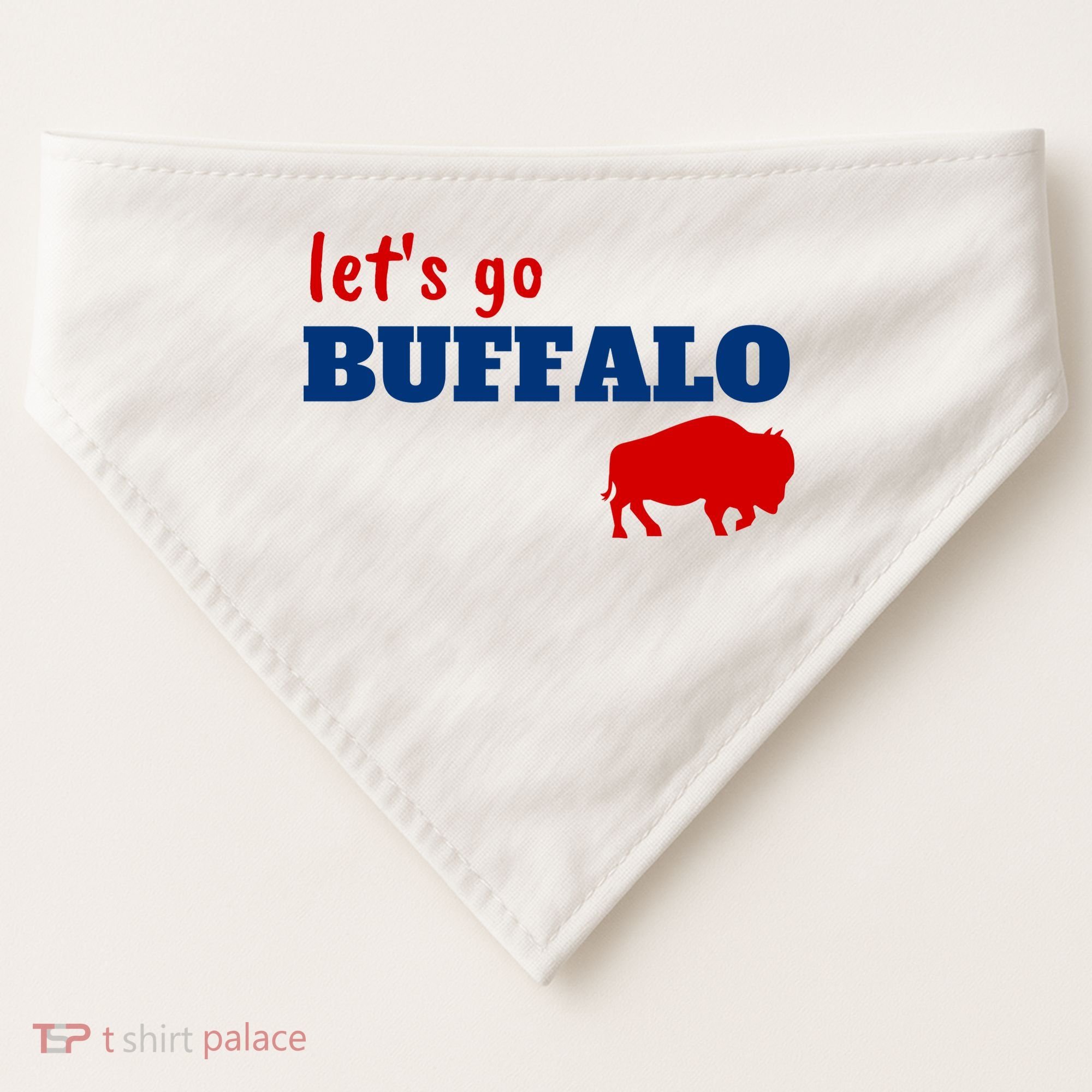 Buffalo Football USA-Made Doggie Bandana