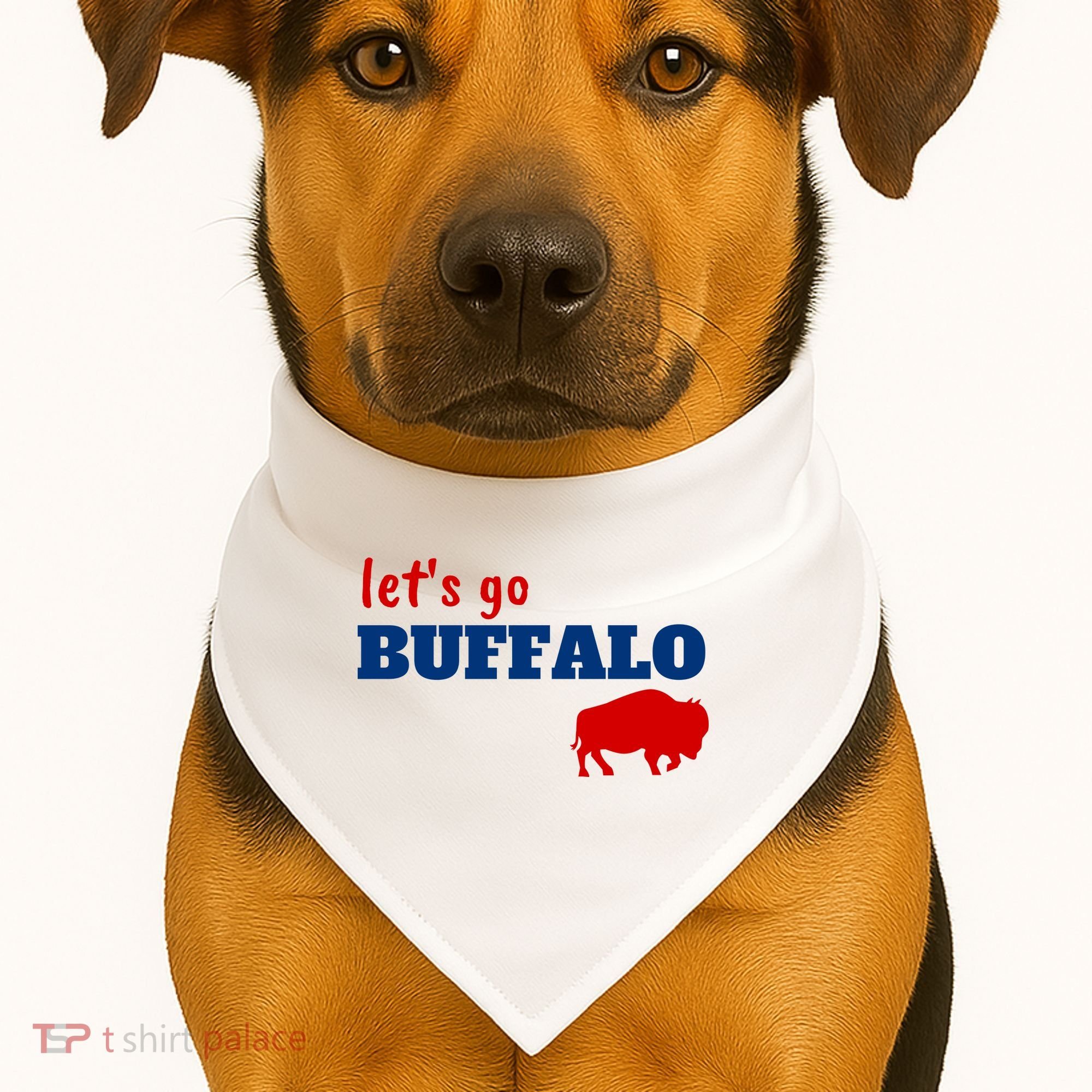Buffalo Football USA-Made Doggie Bandana