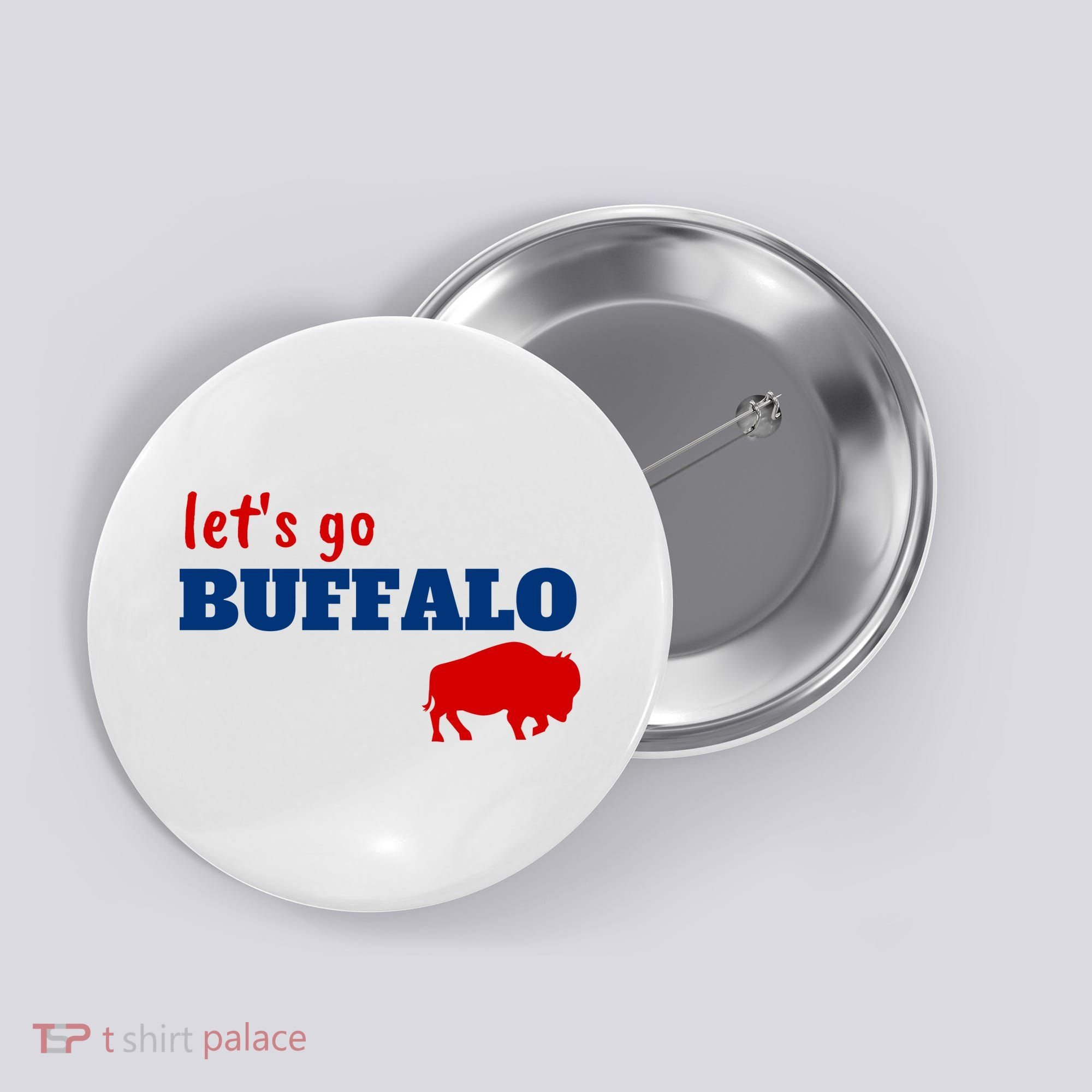 Buffalo Football Button