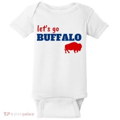Buffalo Football Baby Bodysuit
