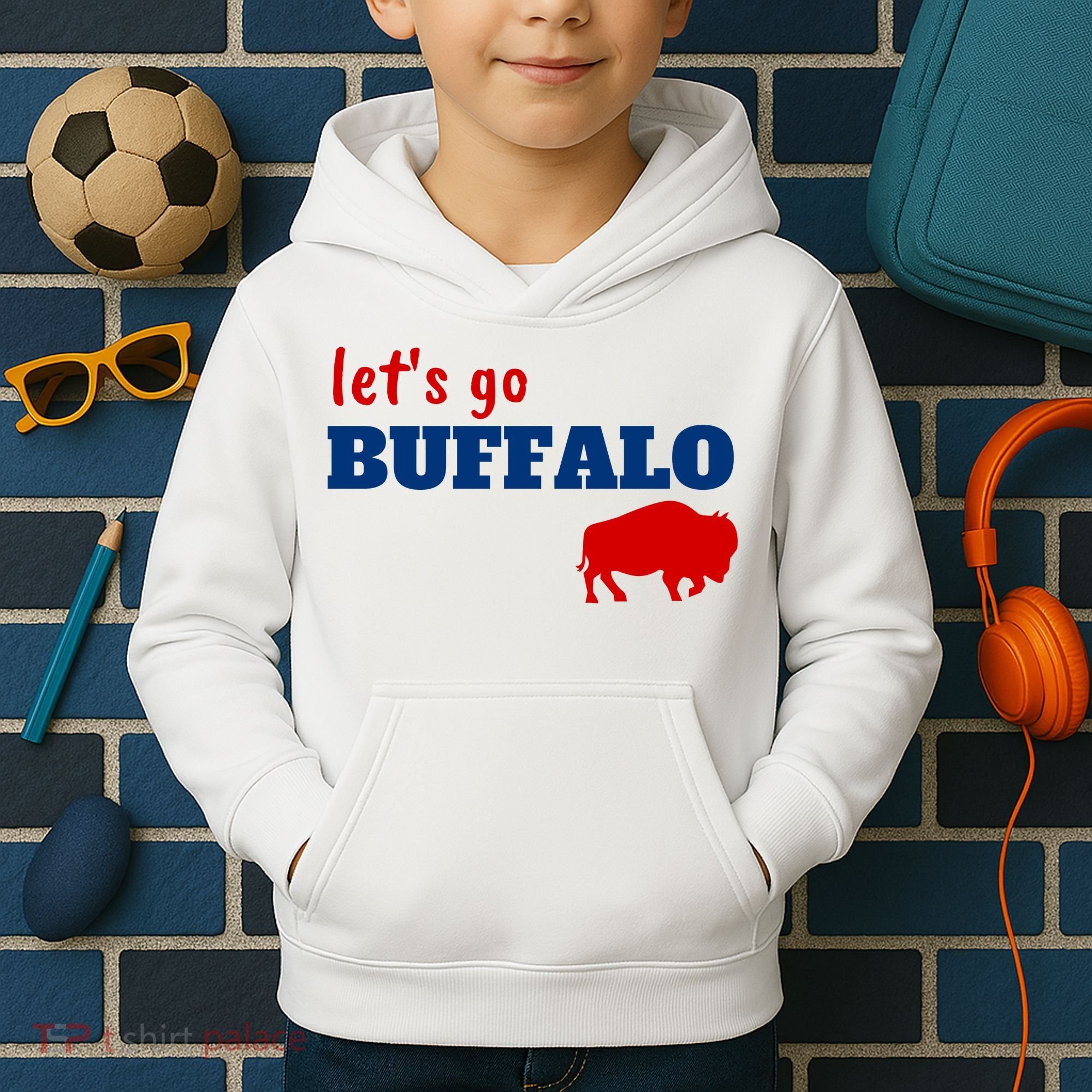 Buffalo Football Kids Hoodie