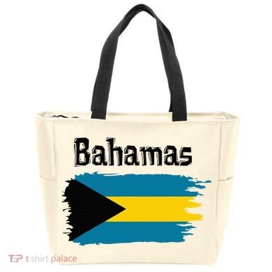 Bahamas Flag Tote Bag