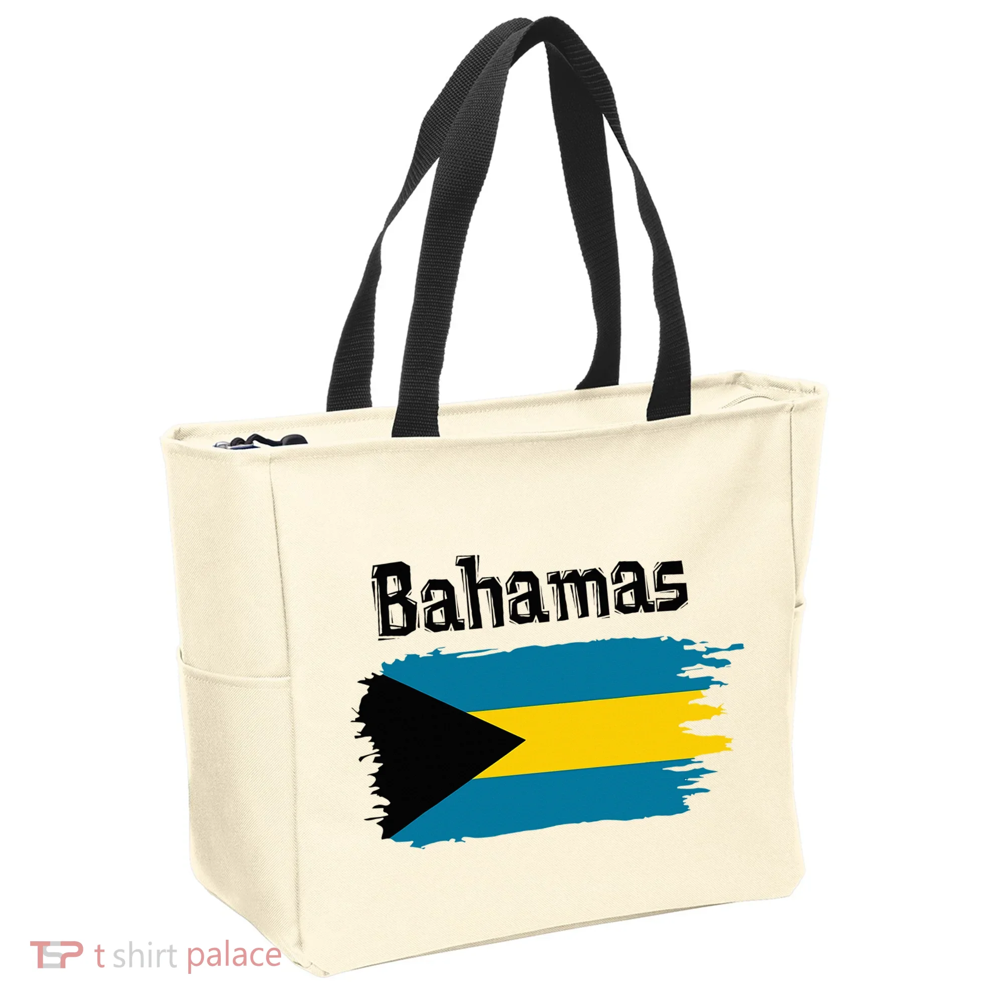 Bahamas Flag Tote Bag