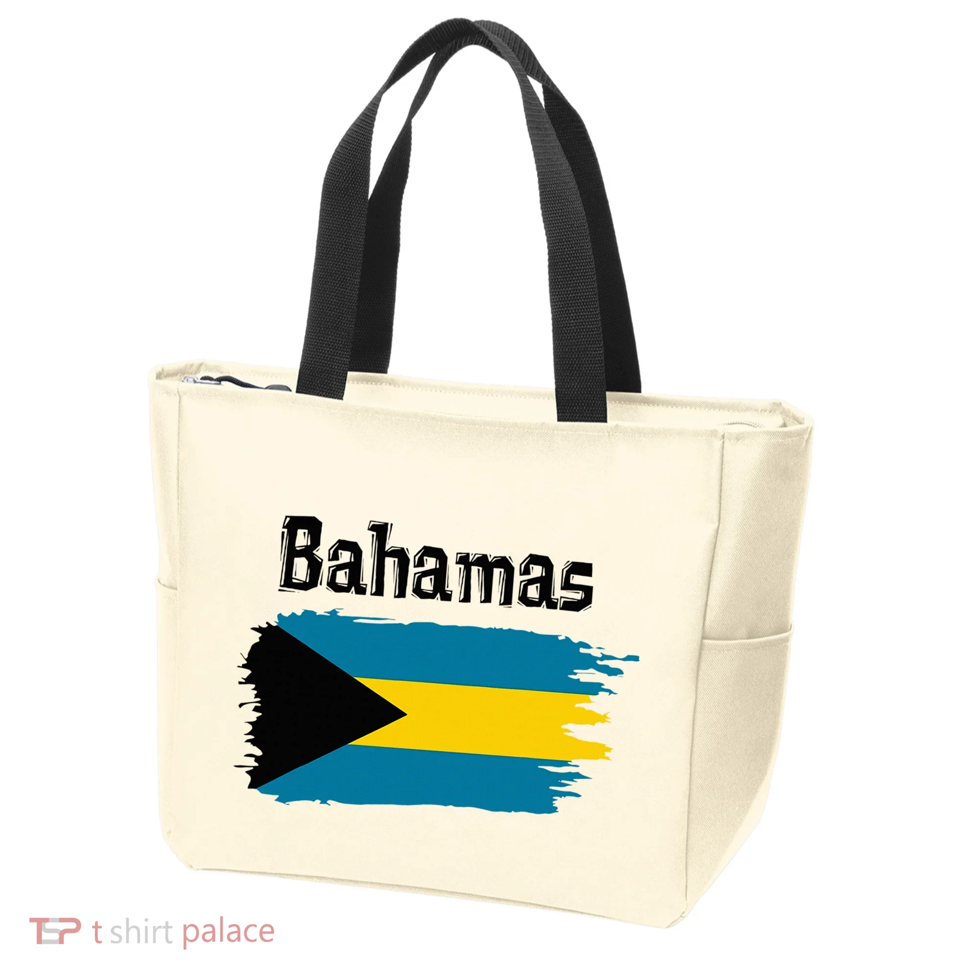 Bahamas Flag Tote Bag