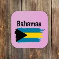 Bahamas Flag Coaster thumb 0
