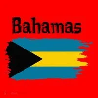 Bahamas Flag Santa Hat thumb 1