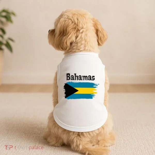 Bahamas Flag Doggie Tank