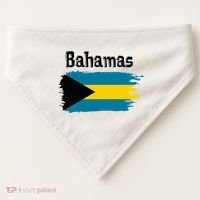 Bahamas Flag USA-Made Doggie Bandana thumb 0