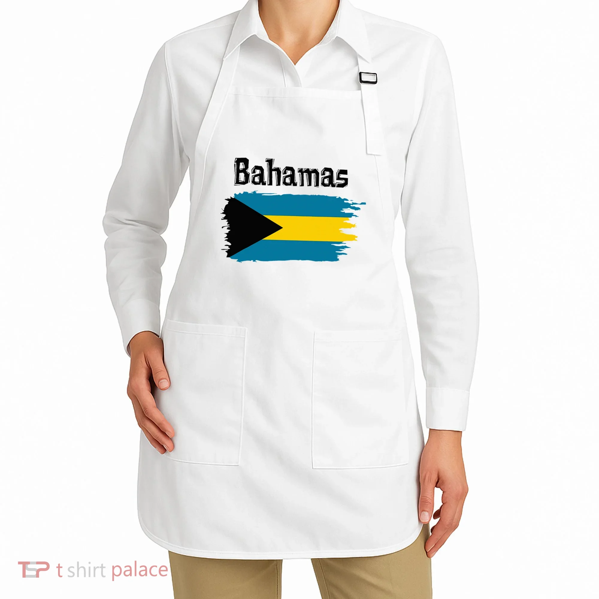 Bahamas Flag Apron